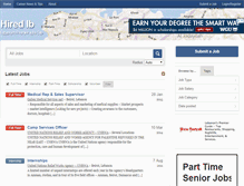 Tablet Screenshot of hiredlb.com